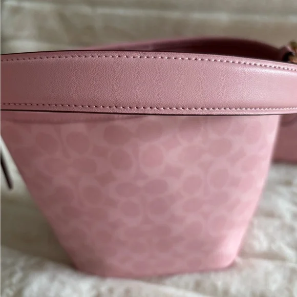 NWOT Coach Powder Pink City Bucket Bag and Medium Wallet Set - Picture 9 of 16